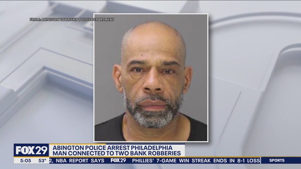 Philadelphia man arrested for bank robberies in Abington